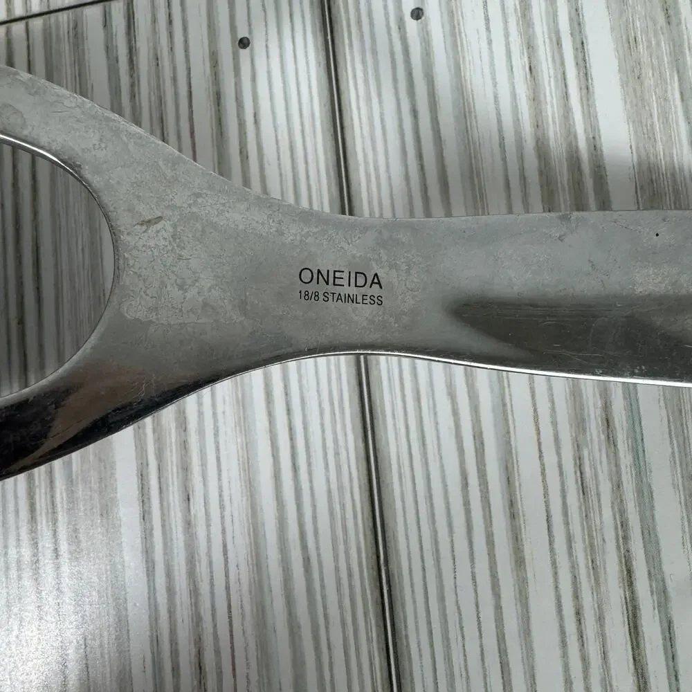 Oneida Nylon & Stainless Spatula Long Tapered End Slotted Turner‎ Vintage 13 “